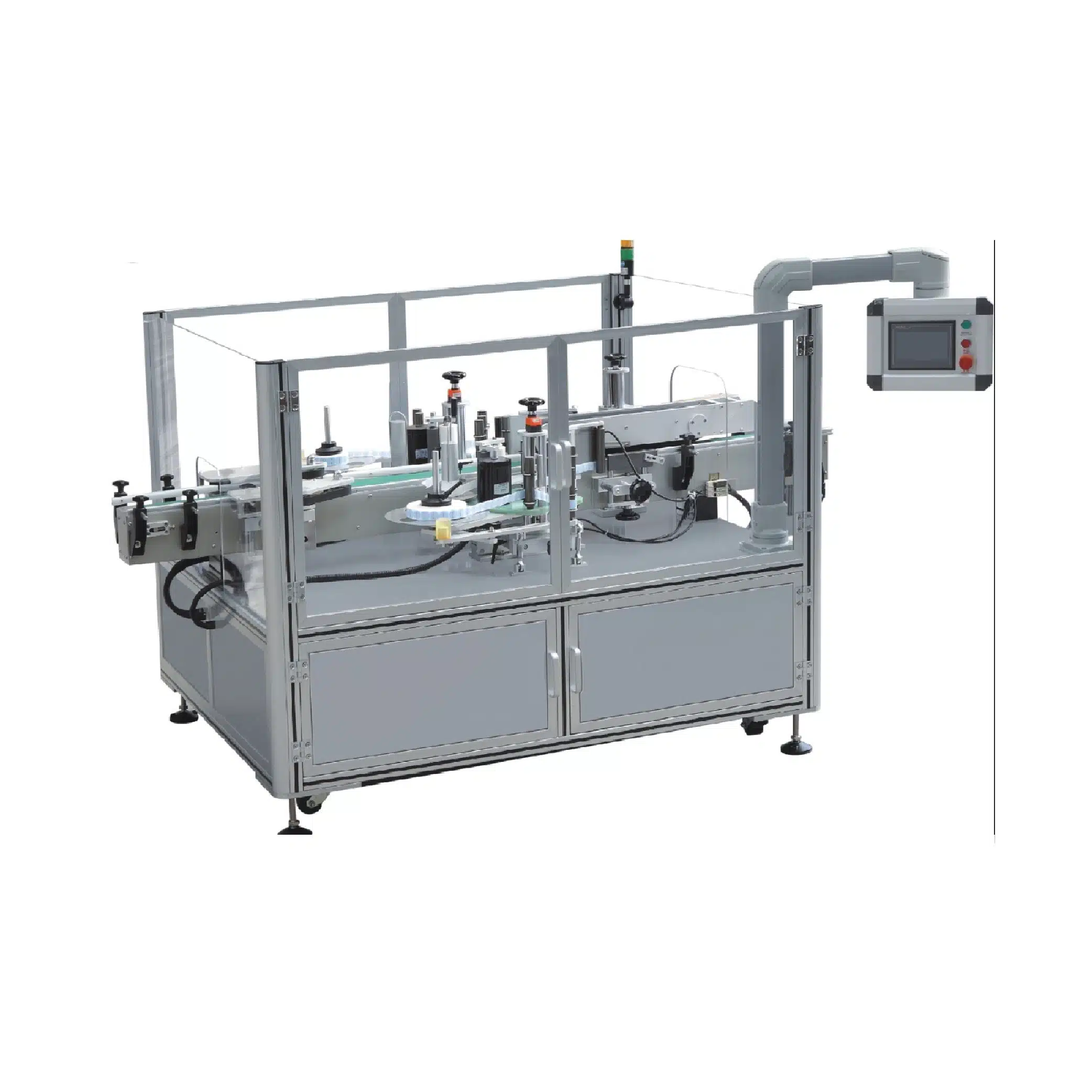 Automatic diagnol  self adhesive labeling machine 01